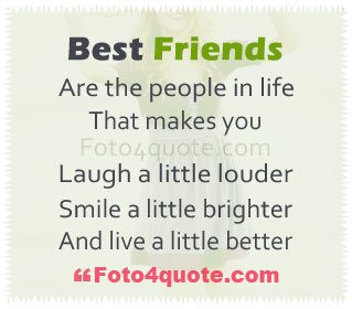 Friendship quotes – Best friends are … | Foto 4 Quote