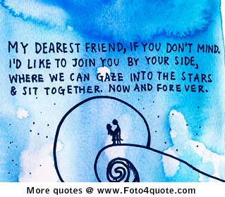 Friendship quotes – i’d like to be there