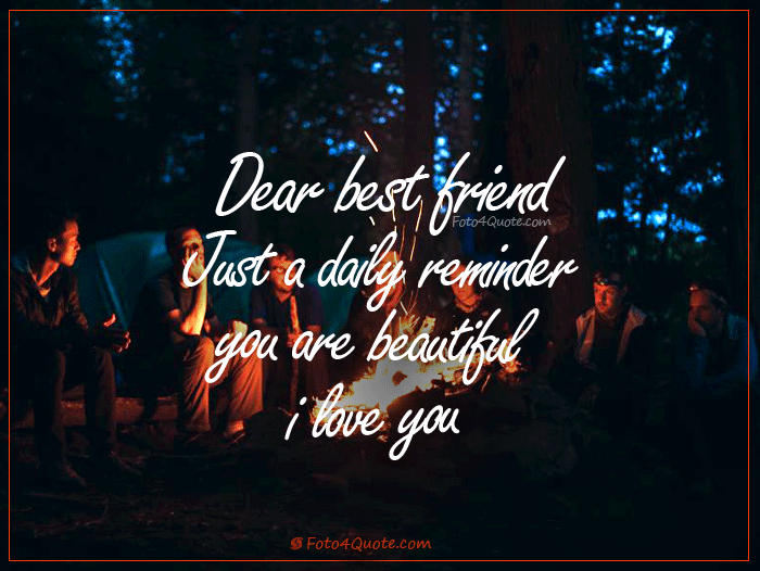 Best friend quotes with friends party in the woods and sitting around fire image about friendship quotes and saying wallpaper