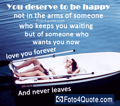 Romantic quotes about love for couples with images on see boat