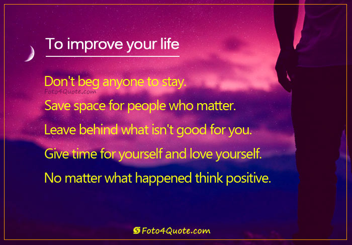 Positive attitude quotes – To improve your life