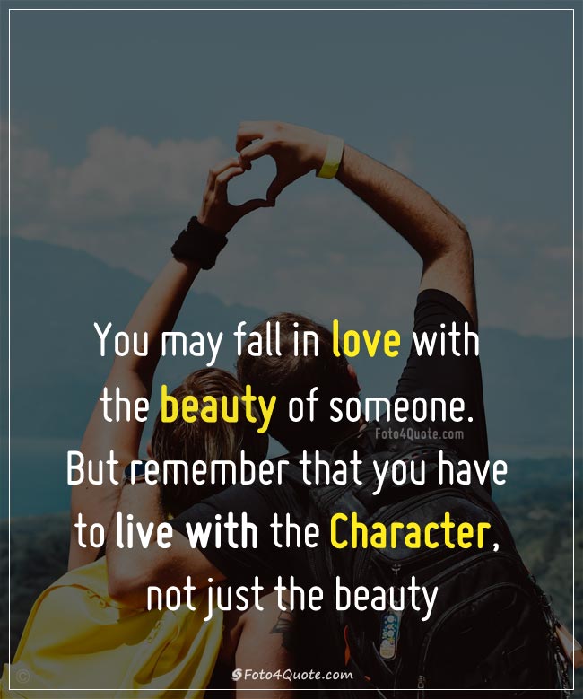 Quotes about love – Living with the character