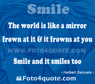 Smile quotes and images - smiling girl -Herbert Samuels - smiles - 3
