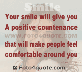 Smile quotes and images - smiling girl - smiles - les brown - 4